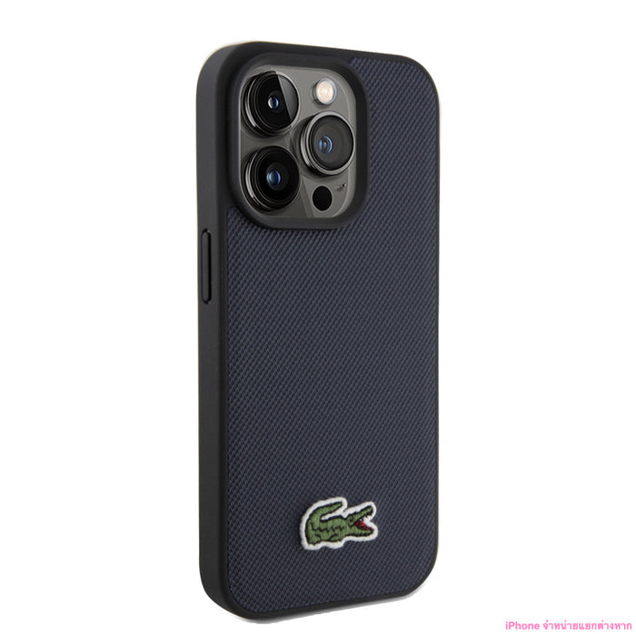 เคสกันกระแทก Lacoste Mag Hard สำหรับ iPhone 15 Pro สี Navy