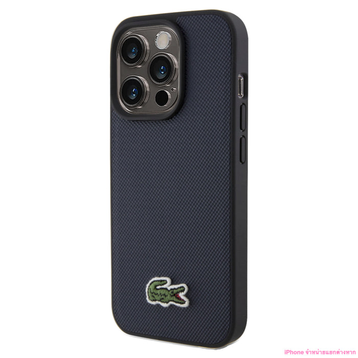 เคสกันกระแทก Lacoste Mag Hard สำหรับ iPhone 15 Pro Max สี Navy