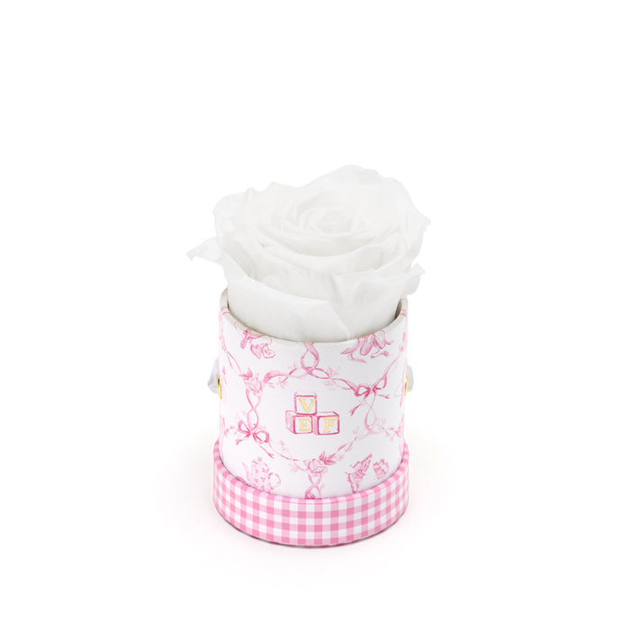 Toile Rose / Pure White
