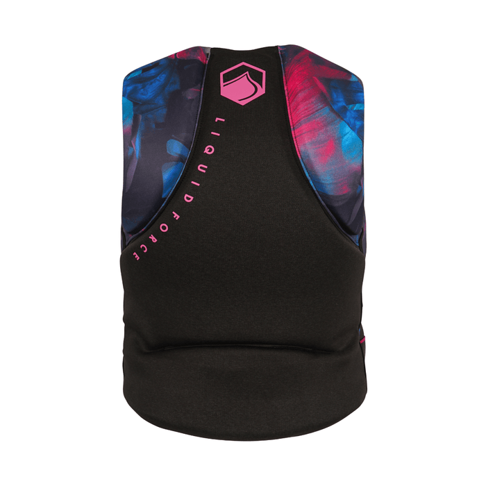 Liquid Force Heartbreaker CGA Life Jacket in Black/Tropical - BoardCo
