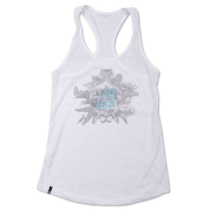 Liquid Force Kingdom Women's Tank in White - BoardCo