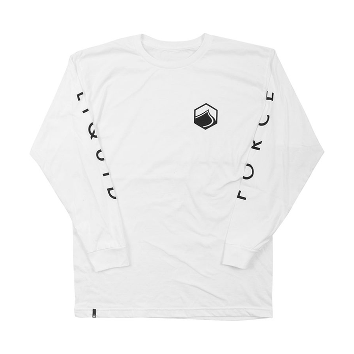 Liquid Force Team LS Tee in White - BoardCo