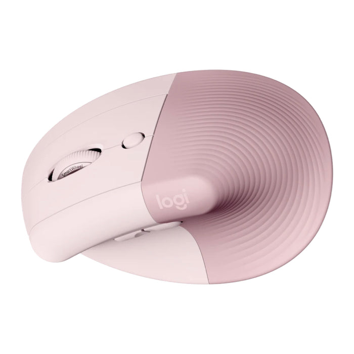 เมาส์ไร้สาย Logitech Lift Vertical Ergonomic Mouse สี Dark Rose จากแบรนด์ LOGITECH