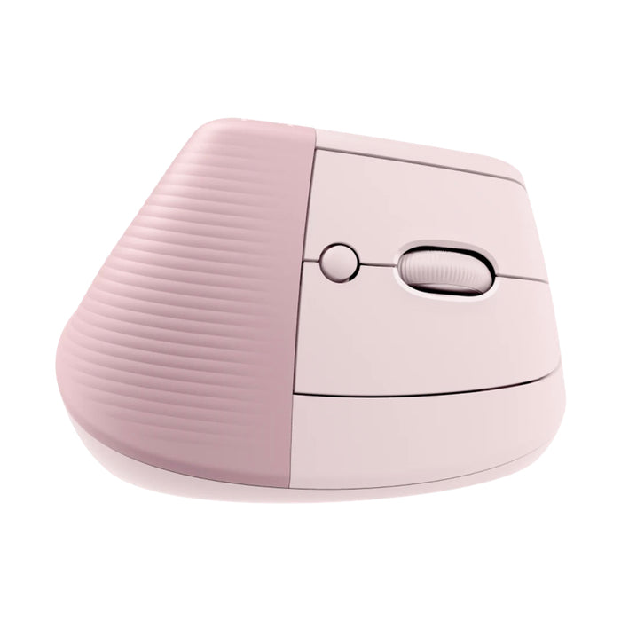 เมาส์ไร้สาย Logitech Lift Vertical Ergonomic Mouse สี Dark Rose