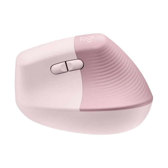 เมาส์ไร้สาย Logitech Lift Vertical Ergonomic Mouse สี Dark Rose