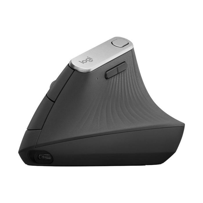 เมาส์ไร้สาย MX Vertical Ergonomic Mouse - Graphite ลดความตึงของกล้ามเนื้อ แบรนด์ LOGITECH