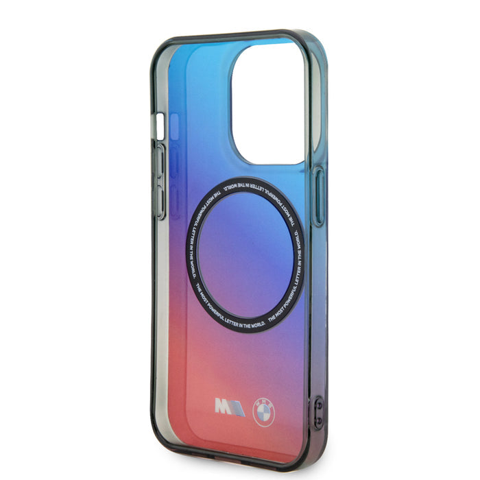 เคสกันกระแทก M Mag Gradient สำหรับ iPhone 15 Pro สี Blue/Red