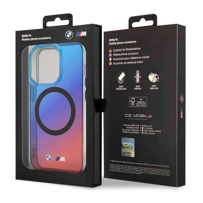 เคสกันกระแทก M Mag Gradient สำหรับ iPhone 15 Pro สี Blue/Red