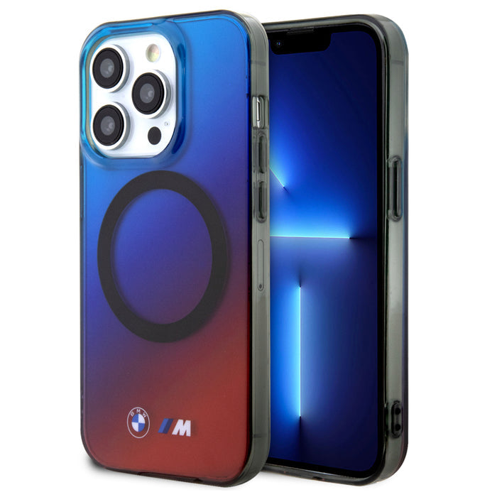 เคสกันกระแทก M Mag Gradient สำหรับ iPhone 15 Pro Max สี  Blue/Red