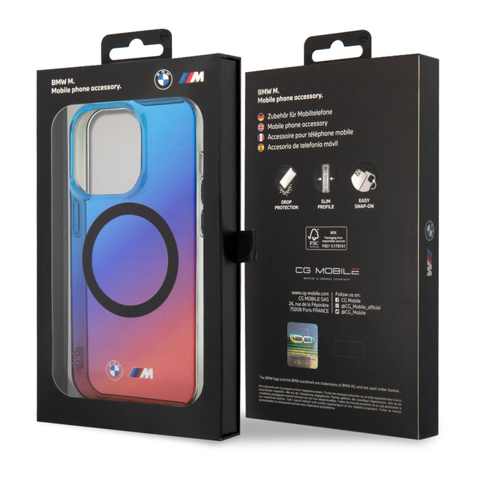 เคสกันกระแทก M Mag Gradient สำหรับ iPhone 15 Pro Max สี  Blue/Red