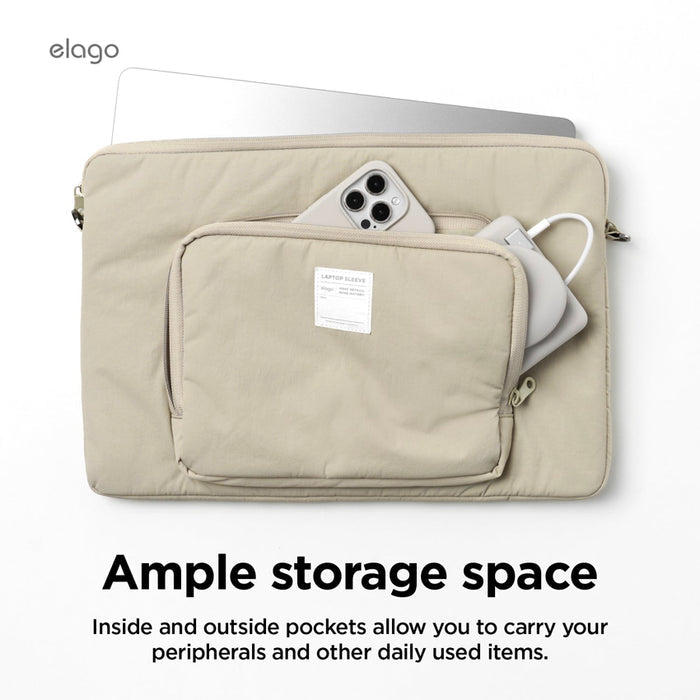 กระเป๋าใส่คอมพิวเตอร์ MacBook Pro 14 นิ้ว Elago LapTop Pocket สี Dark Grey
