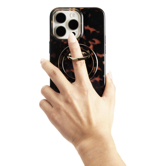 Kate Spade แหวนจับมือถือ MagSafe ลาย Tortoiseshell