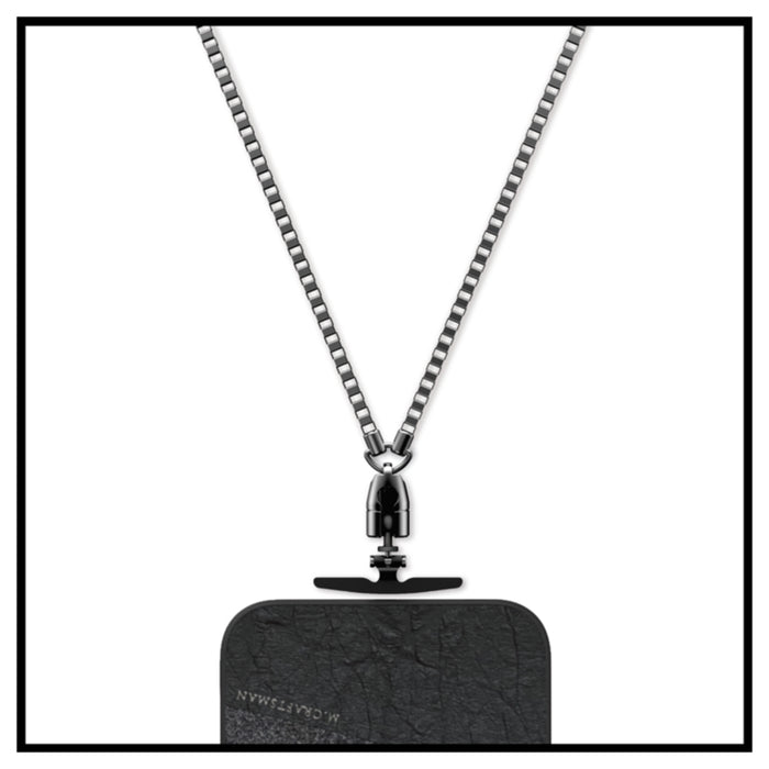 สายคล้องคอโทรศัพท์มือถือ Yoggle Chain สี Dark Grey ขนาดไซส์ M แบรนด์ M.CRAFTSMAN