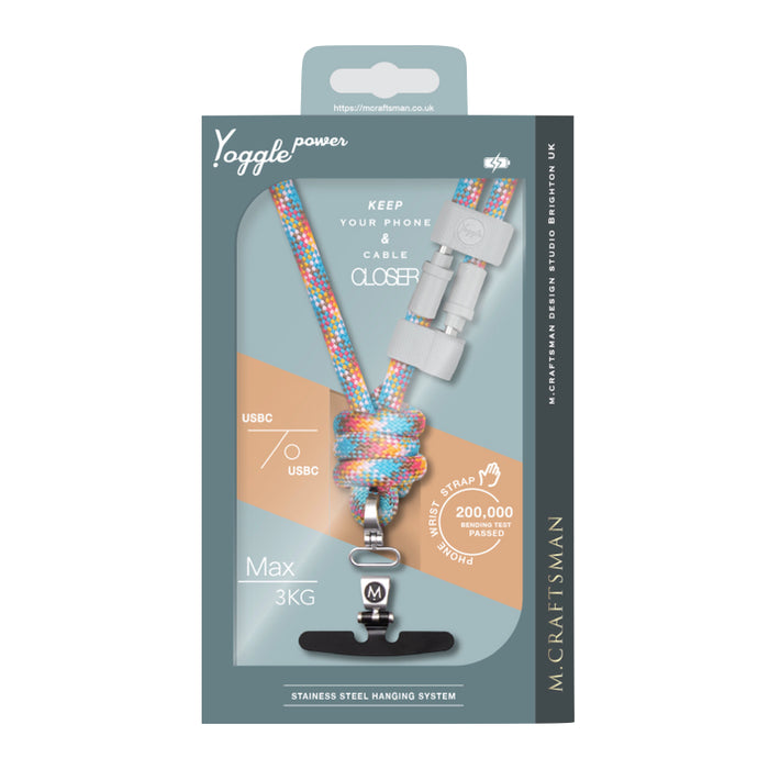 M.Craftsman Yoggle Power Hand C to C สี Rainbow