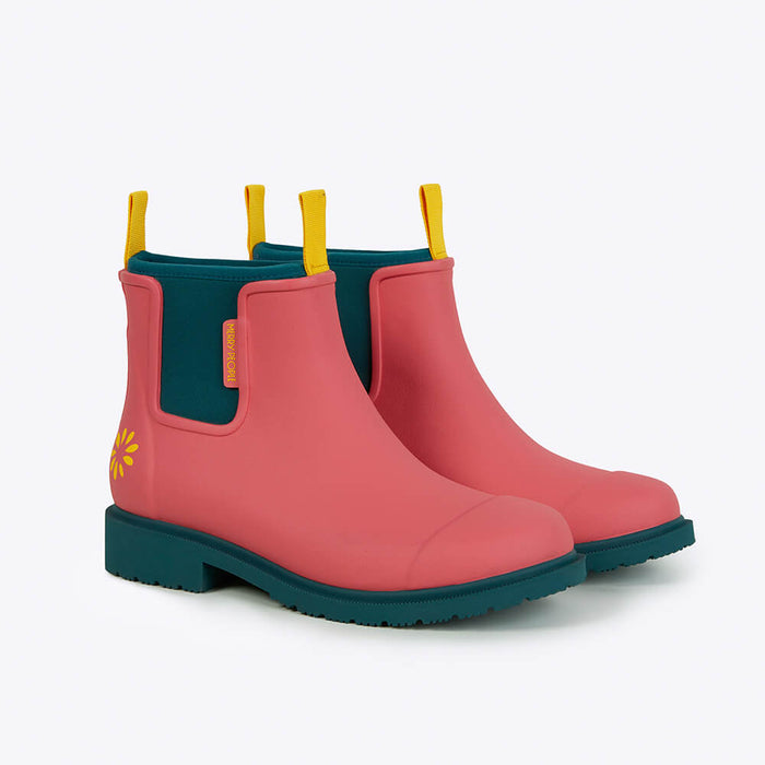 Merry People X Mothers Day Classic Bobbi Ankle Boot // Coral Teal [Retired]
