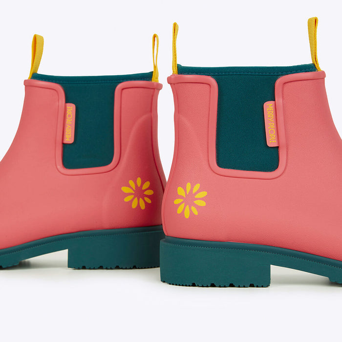 Merry People X Mothers Day Classic Bobbi Ankle Boot // Coral Teal [Retired]