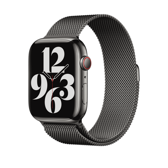 สายแบบ Milanese Loop Graphite สำหรับ Apple Watch 45มม.