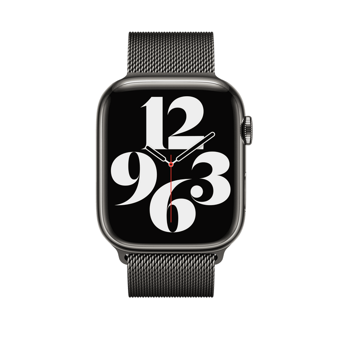 สายแบบ Milanese Loop Graphite สำหรับ Apple Watch 45มม.