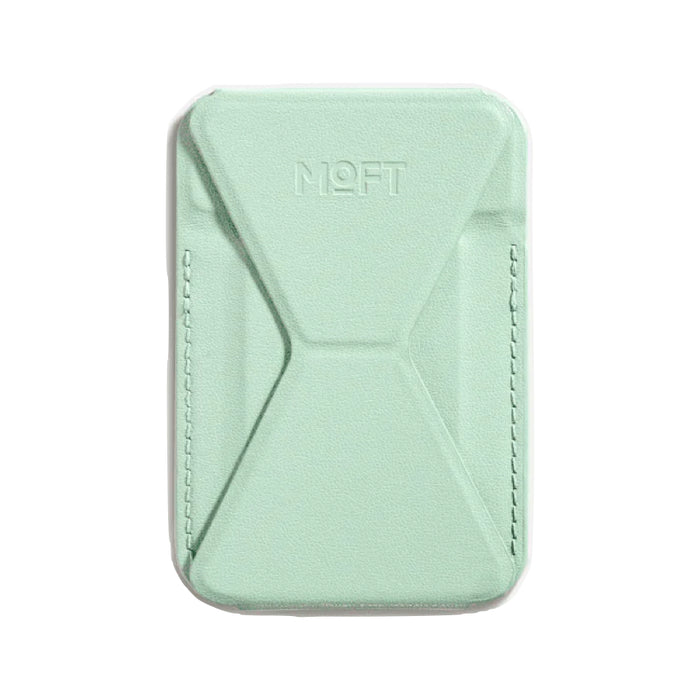 ขาตั้งพร้อมที่ใส่บัตร MOFT Snap-On Phone Stand and Wallet with Magsafe (MOVAS) - Peppermint