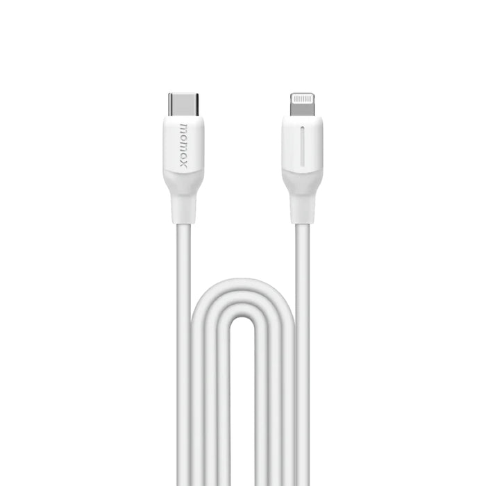 สายชาร์จ Momax 1-Link USB-C to Lightning ยาว 1.2 เมตร สี White