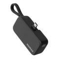 แบตเตอรี่สำรอง Momax 1-Power Mini 3-in-1 ความจุ 5000mAh (USB-C) สี Black