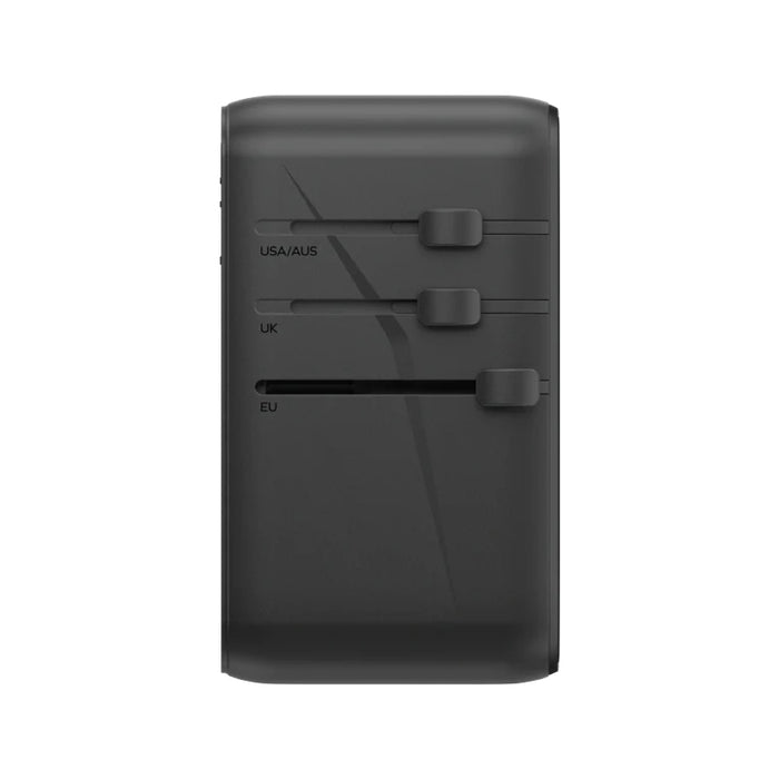 หัวชาร์จ Momax 1-World 120W GaN 4-port พร้อมปลั๊ก AC Travel