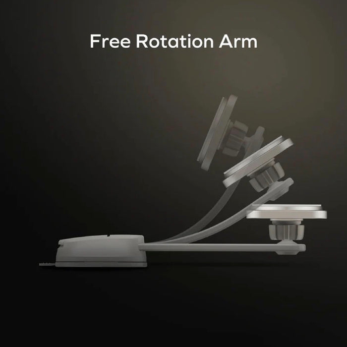 Momax แท่นชาร์จไร้สายแบบแม่เหล็กในรถยนต์ Q2.MagSafe Mount Qi2 สี Titanium