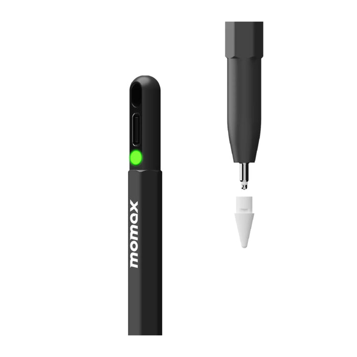Momax Mag Link Pop ปากกา Stylus แบบแม่เหล็ก สีดำ เขียนลื่น ไม่มีดีเลย์