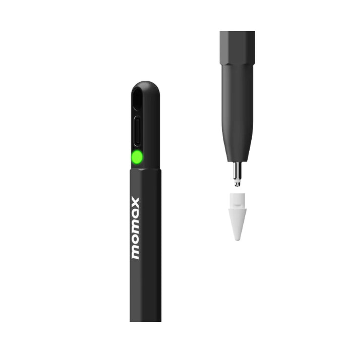 ปากกาสไตลัส Momax Mag.Link Pop Magnetic Active สี Black
