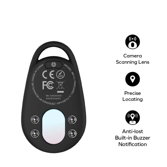 อุปกรณ์ติดตาม Momax PinGuard Camera Scanning สี Black
