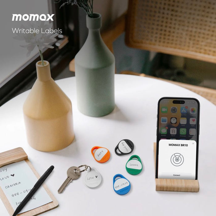 อุปกรณ์ติดตาม Momax Pinpop Lite (Apple Find My Tracker) สี Black