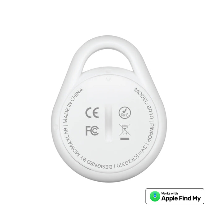 อุปกรณ์ติดตาม Momax Pinpop Lite (Apple Find My Tracker) สี White