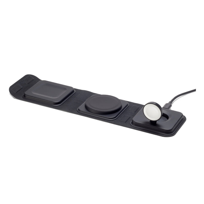 Mophie แท่นชาร์จไร้สายแบบพกพา 3-in-1 รองรับ MagSafe สำหรับเดินทาง