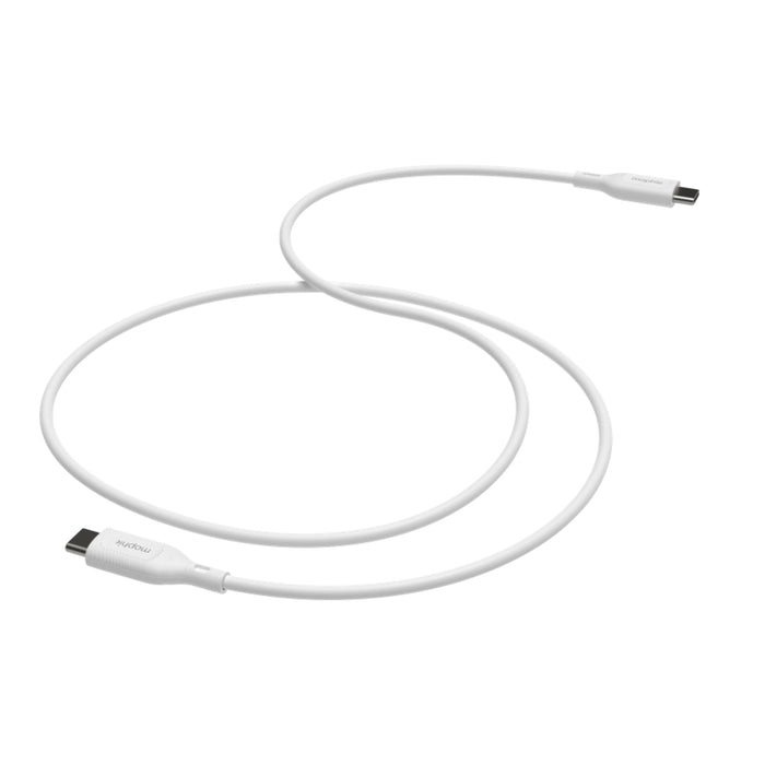 สายชาร์จ Mophie Essential USB-C to USB-C 60 วัตต์ ยาว 1 เมตร สี White