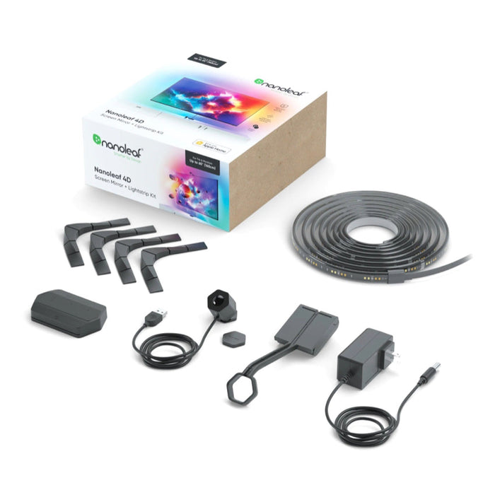 ไฟเส้นติดหลังทีวี Nanoleaf 4D + Lightstrip Kit 85 นิ้ว (5.2 เมตร)