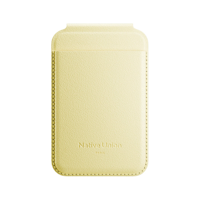 กระเป๋าใส่บัตร และ ขาตั้ง Native Union Active Wallet Stand สี Lemon จากแบรนด์ NATIVE UNION