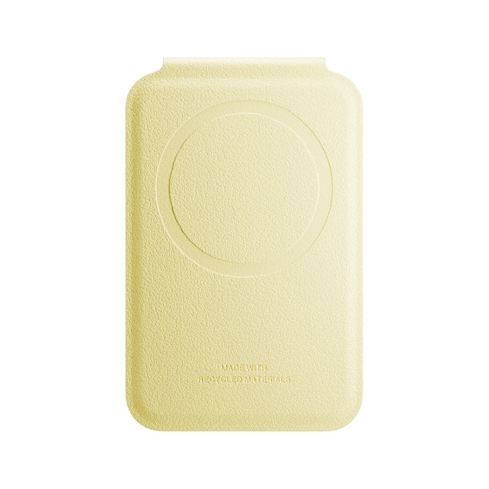 กระเป๋าใส่บัตร และ ขาตั้ง Native Union Active Wallet Stand สี Lemon รองรับ MagSafe จากแบรนด์ NATIVE UNION