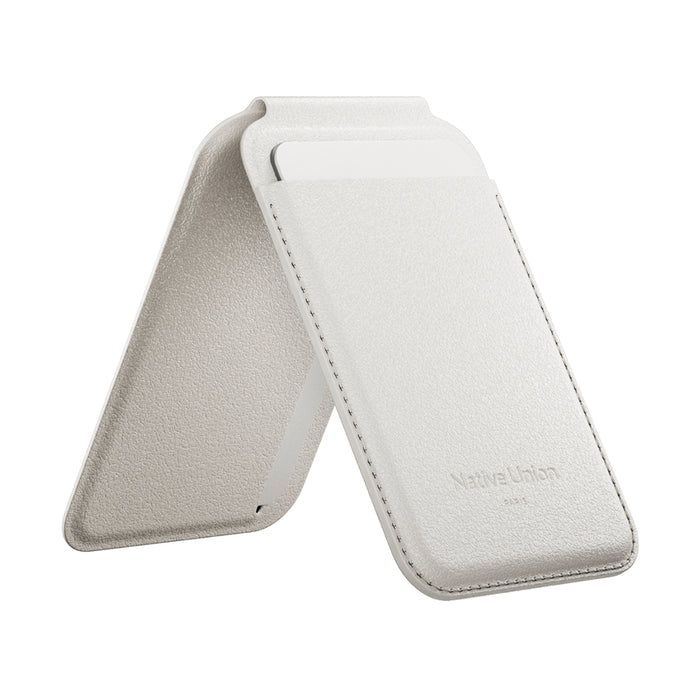กระเป๋าใส่บัตร และ ขาตั้ง Native Union Active Wallet Stand สี Sandstone กางขาตั้งสะดวก จากแบรนด์ NATIVE UNION