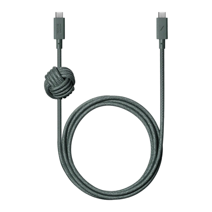 สายชาร์จ Nativeunion Anchor C to C ความยาว 3 เมตร สี Slate Green