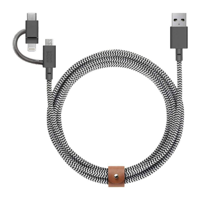 สายชาร์จ Nativeunion Belt Cable Universal ยาว 2 เมตร สี Zebra