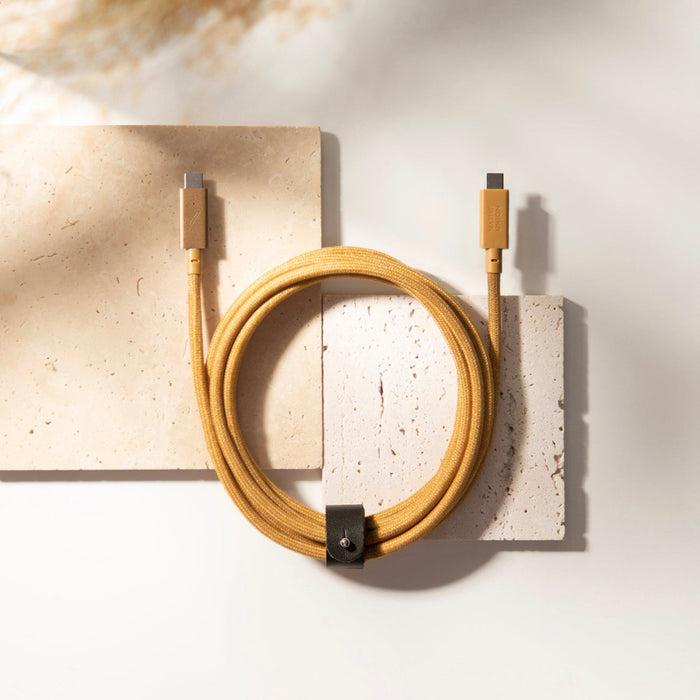 สายชาร์จ Nativeunion Belt Pro USB-C to USB-C ความยาว 2.4 เมตร สี Kraft