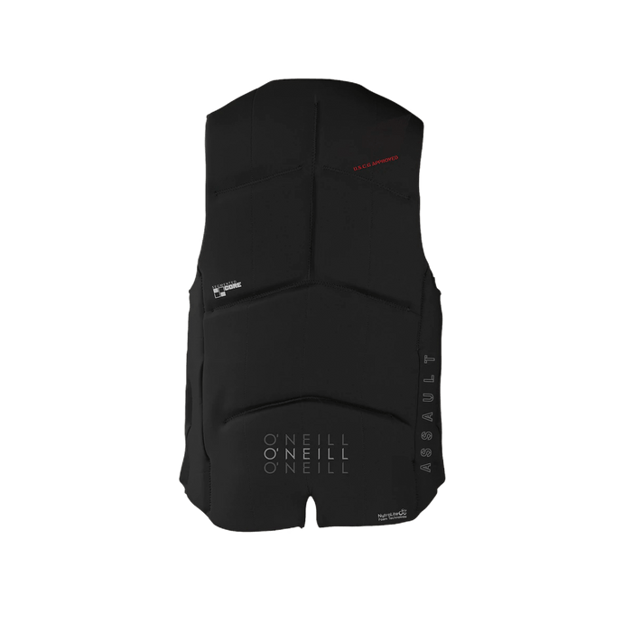 O'Neill Assault FZ USCG Life Vest in Black - BoardCo