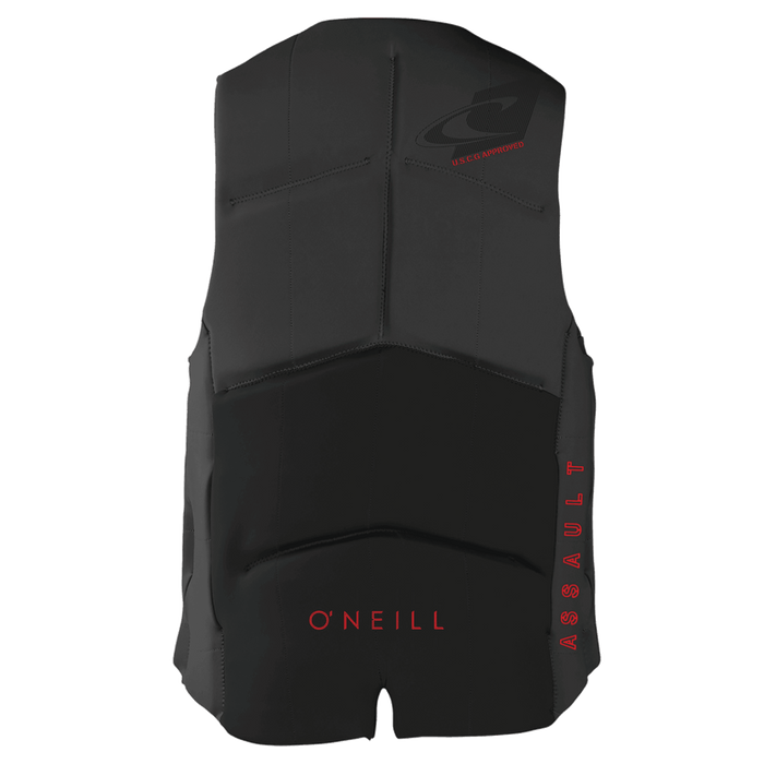 O'Neill Assault FZ USCG Vest in Black/Graphite 2021 - BoardCo