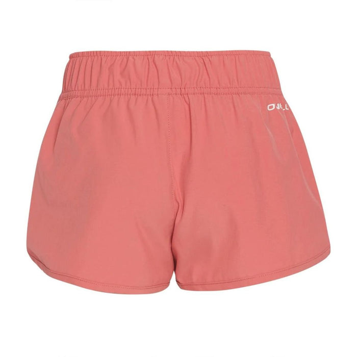 O'Neill Girls Lane Solid Stretch 2" Boardshort in Tea Rose - BoardCo