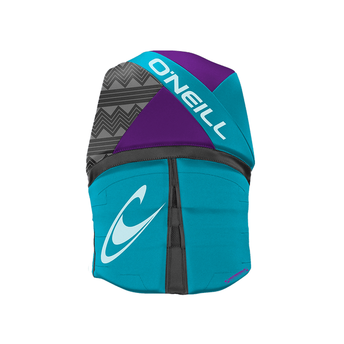 O'Neill Life Vest 2021 Women's Reactor USCG Turquoise/Grape - BoardCo
