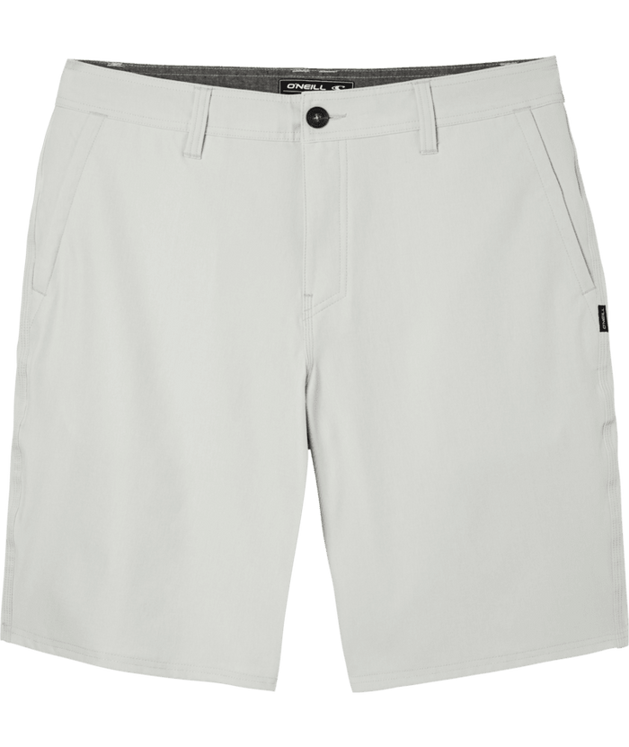 O'Neill Reserve Heather 21" Hybrid Shorts in Fog - BoardCo