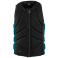 O'Neill Slasher Comp Vest in Black/Tidepool - BoardCo