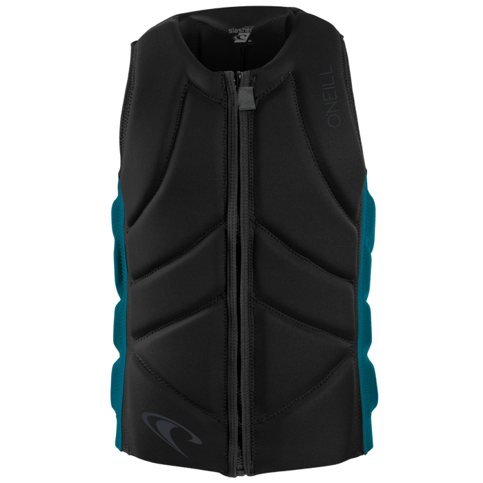 O'Neill Slasher Comp Vest in Black/Tidepool - BoardCo
