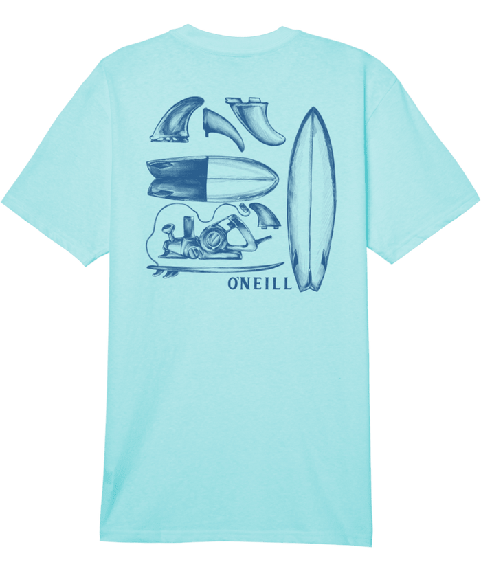 O'Neill Tools Tee in Turquoise Heather - BoardCo