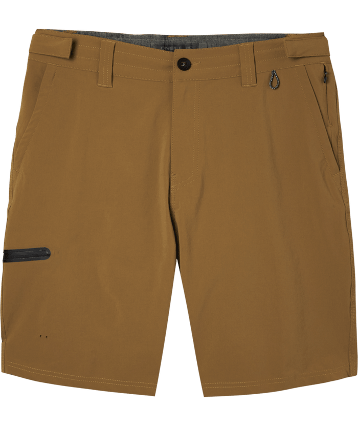 O'Neill TRVLR Expedition Hybrid Shorts in Dark Khaki - BoardCo